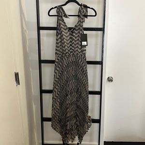 The Kooples Long Floral Pleated Dress